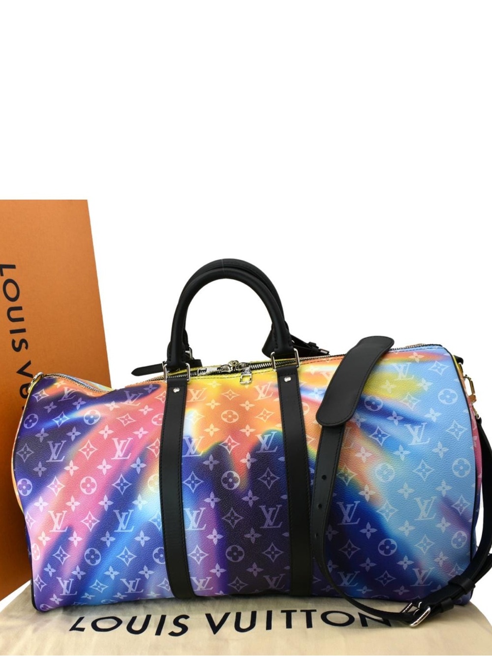 Louis Vuitton sunset rare limited keepall 50